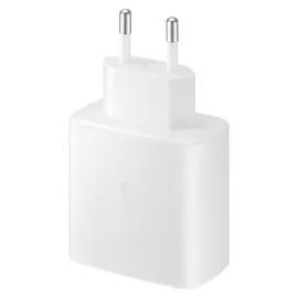 Samsung USB-C Ladeadapter mit Schnellladefunktion 45W + USB-C Kabel EP-TA845 Weiß