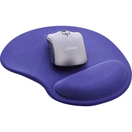 InLine Maus-Pad, mit Gel Handballenauflage, 230x205x20mm, blau