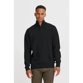 !Solid Troyer SDFinnet", Herren, Gr. XXL, schwarz (true schwarz), Obermaterial: 70% Baumwolle CO recyc.. 30% Polyester Pol. recyc.., Pullover Troyer