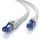 Primewire Patchkabel CAT 8 Gigabit Ethernet LAN Kabel, 40 Gbit/s S/FTP PIMF, Netzwerkkabel mit Baumwollmantel - 7,5m
