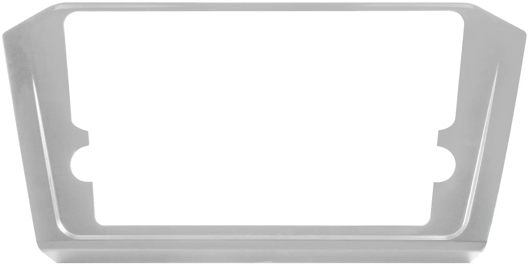 PHONOCAR Einbaurahmen/-blende, Radio Radio-Rahmen für VM112 silber-grau 03059