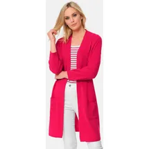 GOLDNER Modische Kaschmir-Longstrickjacke Rosa 21