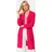 GOLDNER Modische Kaschmir-Longstrickjacke Rosa 21