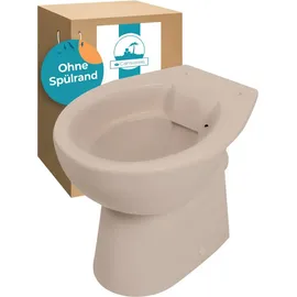 Calmwaters Stand-WC mit WC-Sitz Beige