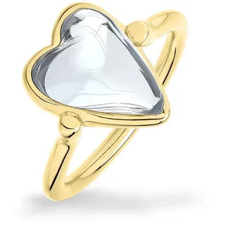 Liebeskind Berlin Damen Ring LJ-1708-R-56 aus Edelstahl in IP Gold