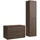 Badplaats Waschbeckenunterschrank Mali 80 x 54 x 46 cm Walnuss Braun