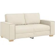 vidaXL 2-Sitzer Sofa Leinen 140 cm