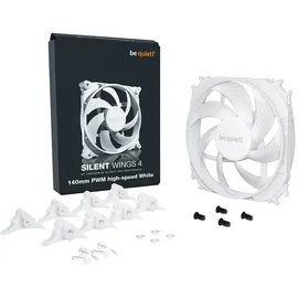 be quiet! Silent Wings 4 PWM High-Speed Gehäuselüfter 140mm x 140mm x 25mm weiß