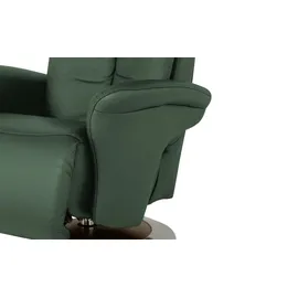 HIMOLLA Sessel 7418 Leder 81 x 111 x 95 cm Grün elektrisch