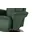 HIMOLLA Sessel 7418 Leder 81 x 111 x 95 cm Grün elektrisch