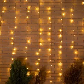 Newgarden Lichtervorhang LED 3x2 m warmweiß