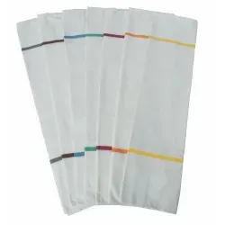 novocal Textil-Wäschesack, selbstöffnend TW1grau , 2 waagerechte Farbstreifen in grau