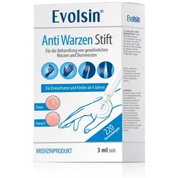Evolsin Anti Warzen Stift - Warzenentferner ab 4 Jahre 3 ml