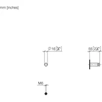 Dornbracht Haken 55mm, 83251220-27,