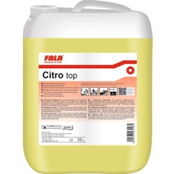FALA Citro Top Sanitärreiniger, Reiniger mit Zitronensäure für Küche, Bad, Sanitär, 10 l - Kanister