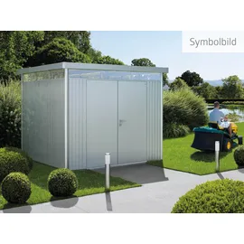 Biohort HighLine H4 2,75 x 2,75 m silber-metallic Doppeltür