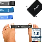 Sanmedix Hallux Valgus Zehenspreizer Trainingsband für den Zeh - Korrektur Set für Damen und Herren zur Schmerzlinderung von Ballenzehen