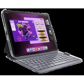 DEQSTER Slim Pro Keyboard für iPad Air 13", iPad Pro 12.9" (3./4./5. Generation) Grau