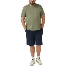 s.Oliver Chinoshorts, Herren, Gr. 42, N-Gr, navy, Web, Obermaterial: 97% Baumwolle, 3% Elasthan, S.OLIVER MEN BIG SIZES, unifarben, regular fit knielang, Hosen Chinoshorts, mit Taschen