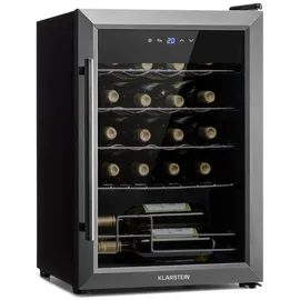 Klarstein Ultimo 20 Uno Weinkühlschrank 53l Touch-Bedienfeld, 131W 5-18°C schwarz