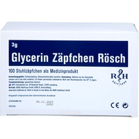 BANO Healthcare GmbH GLYCERIN ZÄPFCHEN Rösch 3g gegen Verstopfung