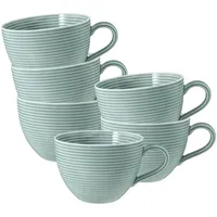 SELTMANN WEIDEN Beat Color Glaze Cappuccinotasse 0,35 l Blau 6 St.