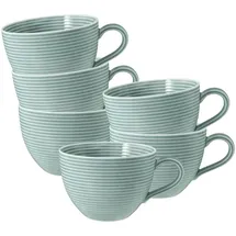 SELTMANN WEIDEN Beat Color Glaze Cappuccinotasse 0,35 l Blau 6 St.