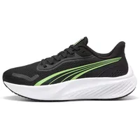 Puma Pounce LITE JR Sneaker, Black-Spring FERN White, 38.5