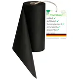 Sensalux Vlies-Tischläufer 50 cm x 25 m Schwarz