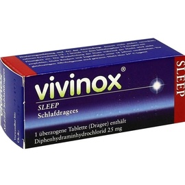 Dr Gerhard Mann VIVINOX Sleep Schlafdragees überzogene Tabletten 50 St