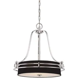 Gotham 4-flammige Pendelleuchte - Imperiales Silber - QZ-GOTHAM-P