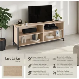 Tectake Sideboard 147 x 41 x 60,5 cm Braun