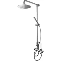PaulGurkes Aufputz Regenbrause Dusch Set Oval 20x30cm