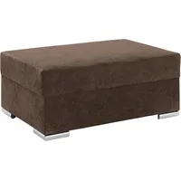 Collection AB Hocker John Mikrofaser 100 x 40 x 70 cm Braun