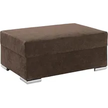 Collection AB Hocker John Mikrofaser 100 x 40 x 70 cm Braun