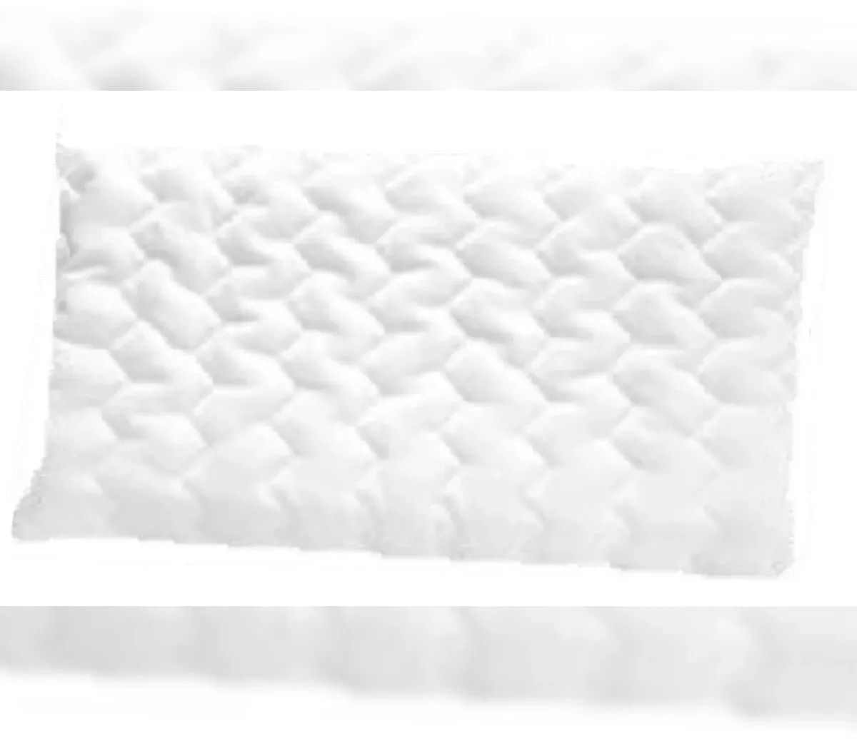 EXKLUSIV HEIMTEXTIL Gesundheitskissen  Nackenstützkissen weiss 50x30x11 cm