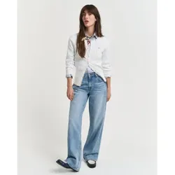 Gant für Damen. 4800103 Off-white Strickjacke in Ecru (S), Weiß, Lässig, Baumwolle