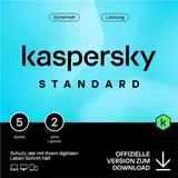 Kaspersky Lab Standard 2025 ESD 5 Geräte 2 Jahre DE Win Mac Android iOS