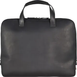 JOST Futura Aktentasche Leder 38 cm Laptopfach schwarz