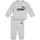 Puma Minicats Essentials Fleece Crew Baby-Jogginganzug 04 light gray heather 98