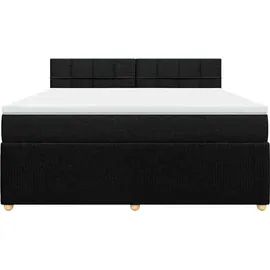 vidaXL Boxspringbett 180 x 200 cm Schwarz