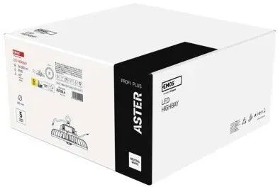 EMOS ZU320.6 LED Pendelleuchte HIGHBAY ASTER  | 200W integrierte LED-Quelle | 36000lm | 4000K