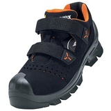 Uvex 2 MACSOLE® Sandalen S1P schwarz, orange Weite 12 Sicherheitsschuh schwarz 35
