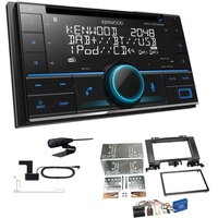 Kenwood 2-DIN Autoradio DAB+ Bluetooth für Mercedes Benz Sprinter Quadlock