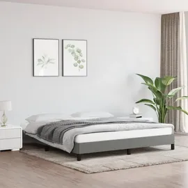 vidaXL Bettgestell 180 x 200 cm Dunkelgrau