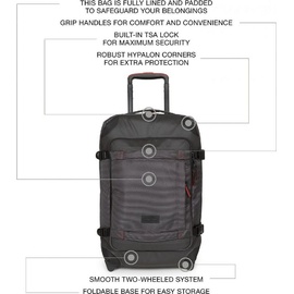 Eastpak Tranverz Cnnct 2-Rollen Cabin 51 cm / 42 l accent grey