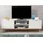 furn.design Lundby TV-Lowboard 160 x 51 x 40 cm Weiß Holzwerkstoff
