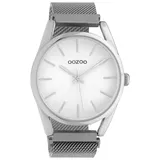 Oozoo Unisex Armbanduhr Timepieces Analog Metall silber UOC10693 - Silber