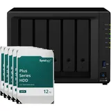 Synology Diskstation DS1522+ NAS System 5-Bay inkl. 5x TB Synology HDD