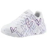 White Synthetic/Light Purple Trim 33